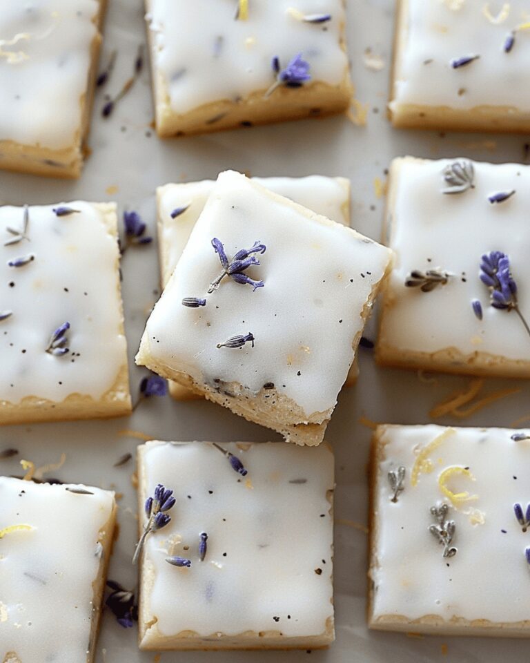 Silky Lemon Lavender Shortbread Cookies Recipe