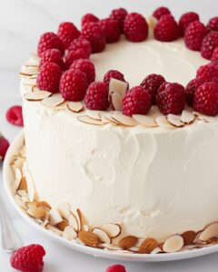 Heavenly Raspberry Almond Cake Recipe