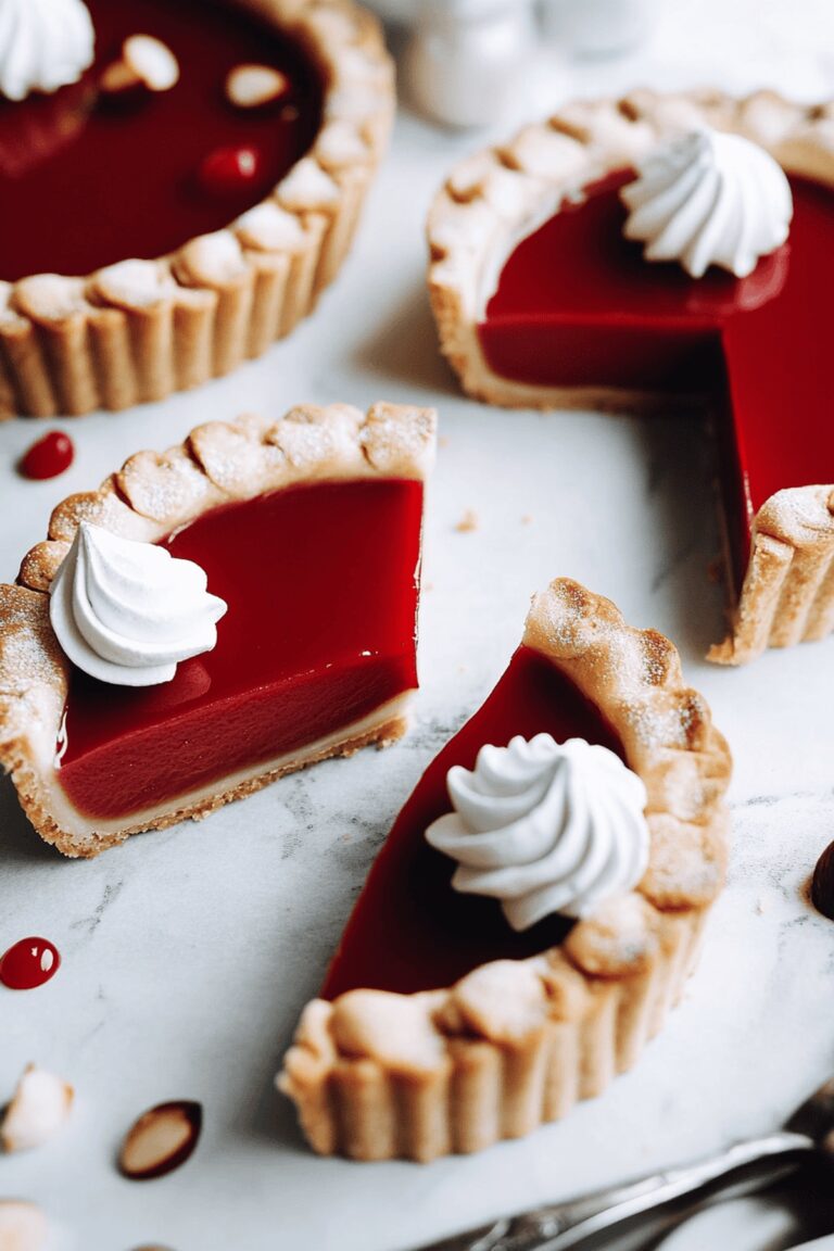 Festive Mini Cranberry Meringue Tarts Recipe