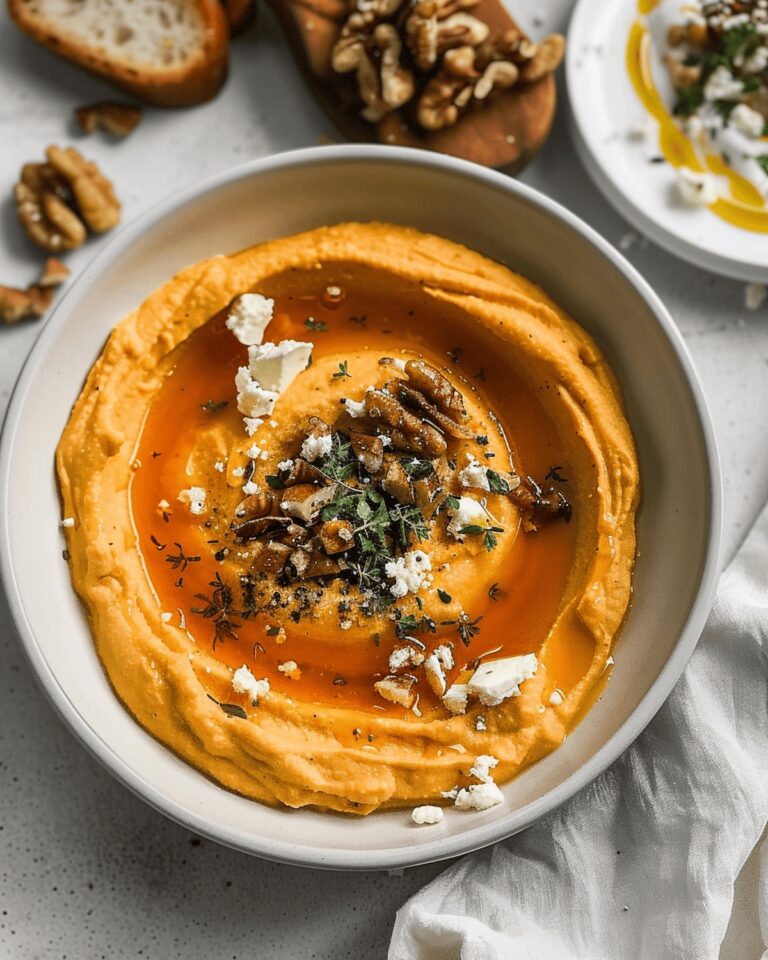 Silky Pumpkin Whipped Feta Dip Recipe