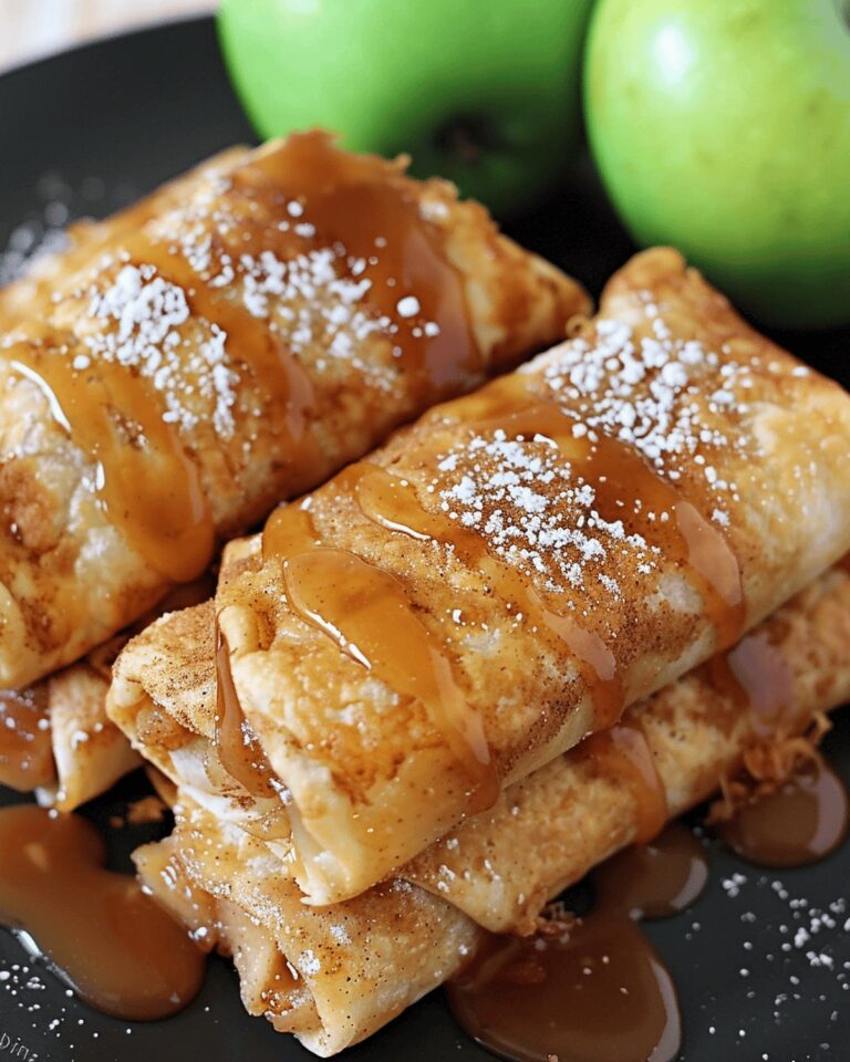 Crispy Caramel Apple Chimichangas Recipe