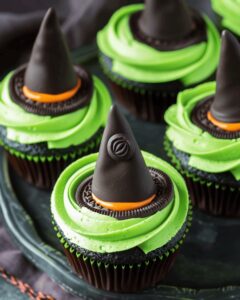 Spooky Witch Hat Cupcakes Recipe