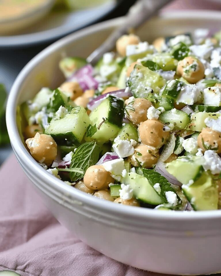 Chickpea, Cucumber, and Feta Salad Recipe