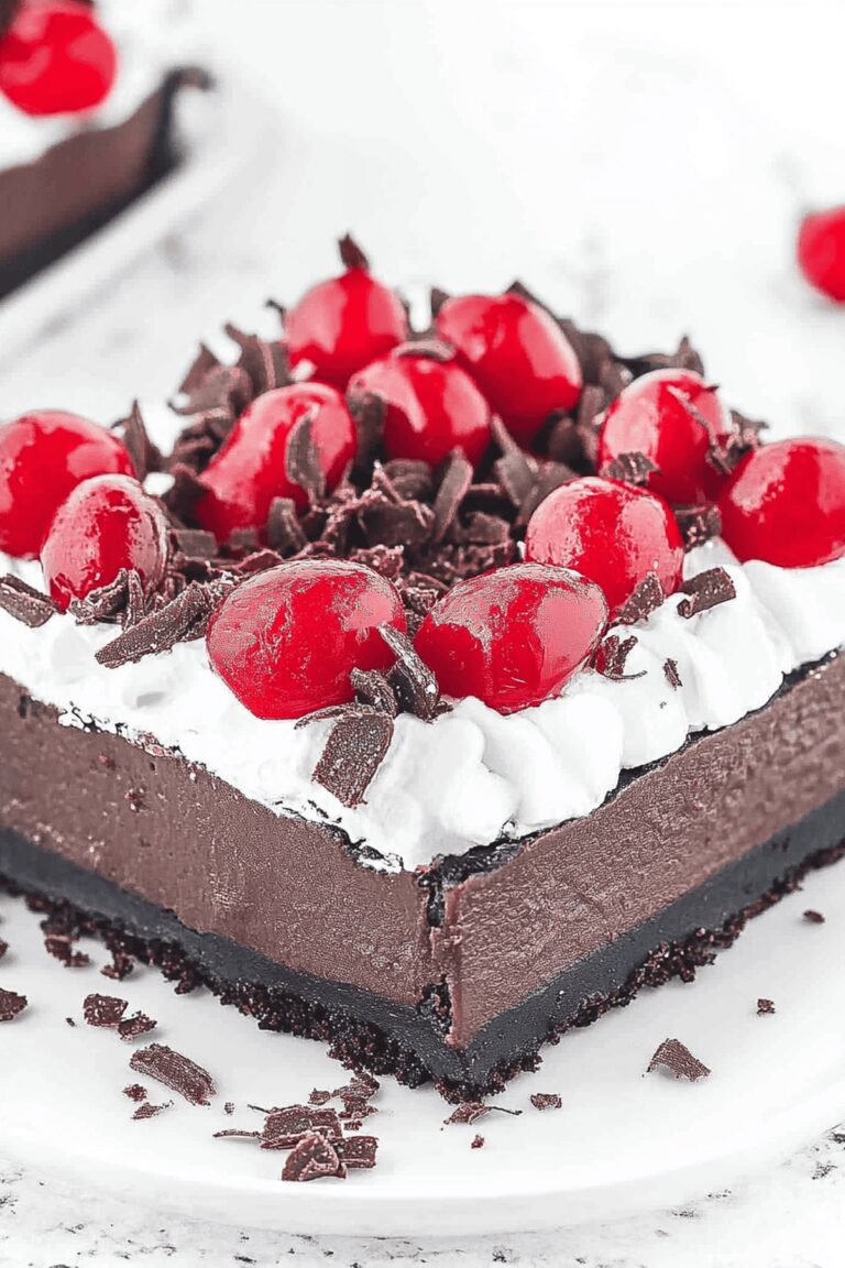 Sinful Black Forest Cheesecake Bars Recipe