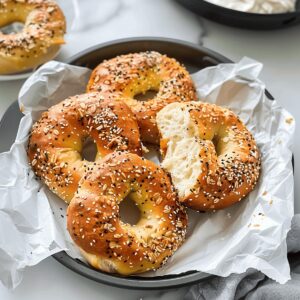 Air Fryer Protein Bagels Recipe