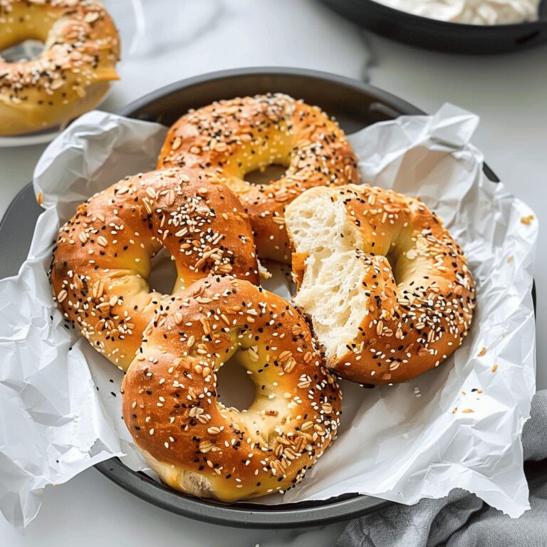 Air Fryer Protein Bagels Recipe