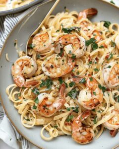 Dreamy Tuscan Shrimp Linguine Recipe