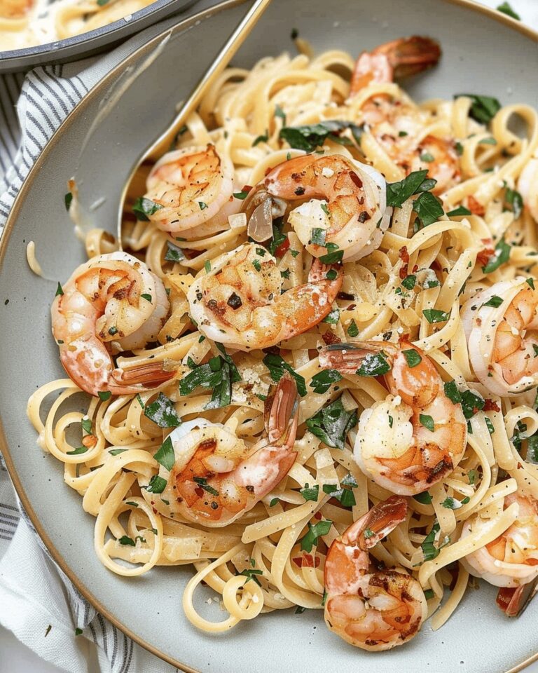 Dreamy Tuscan Shrimp Linguine Recipe