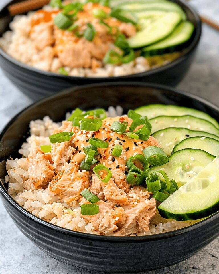 Vibrant Spicy Tuna Bowls Recipe