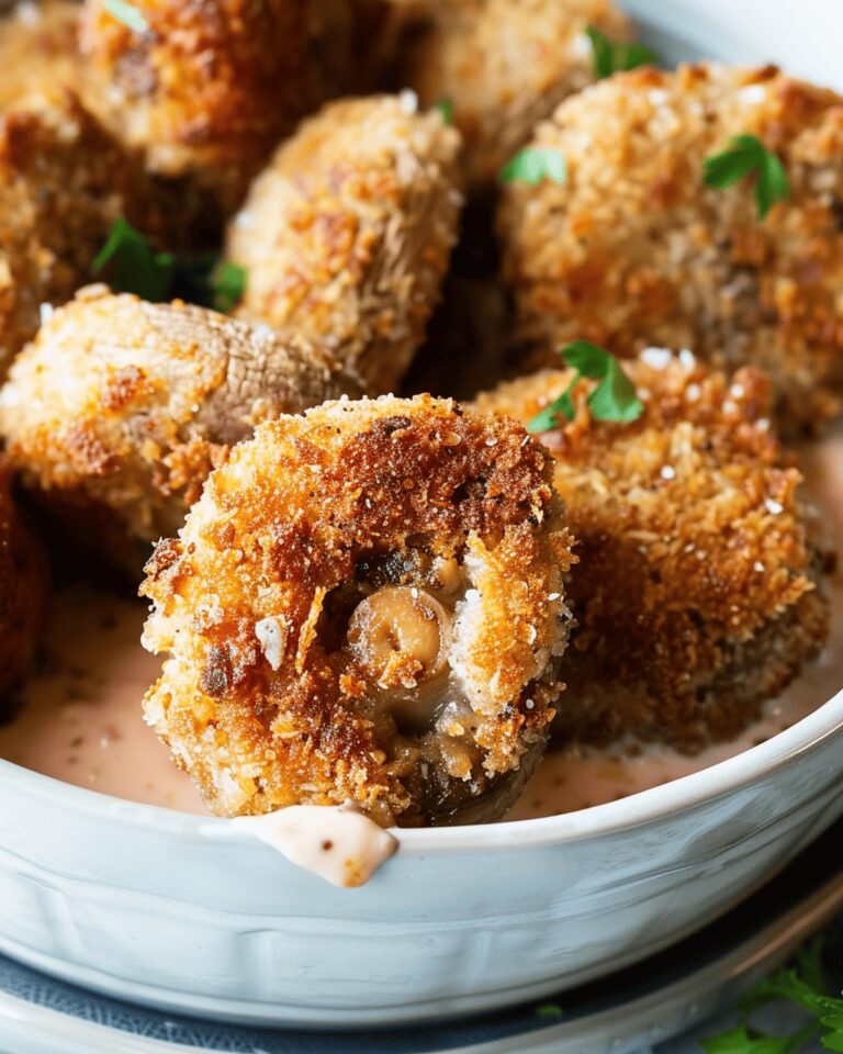 Crispy Herbed Mushrooms Recipe