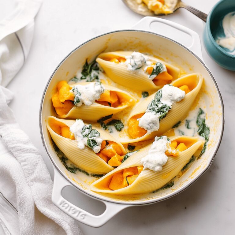 Butternut Squash Stuffed Shells Recipe