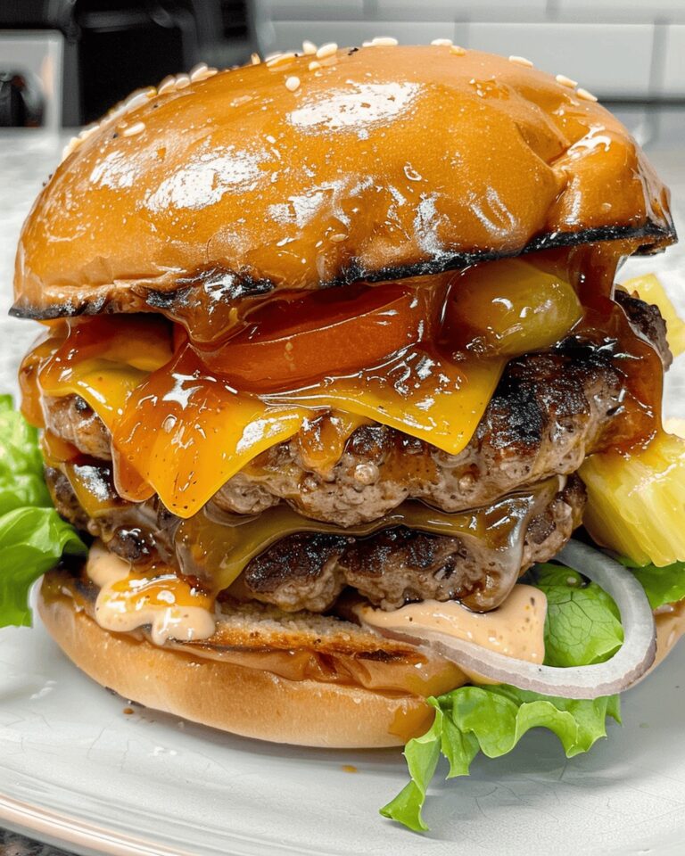 Summer Teriyaki Burger Recipe