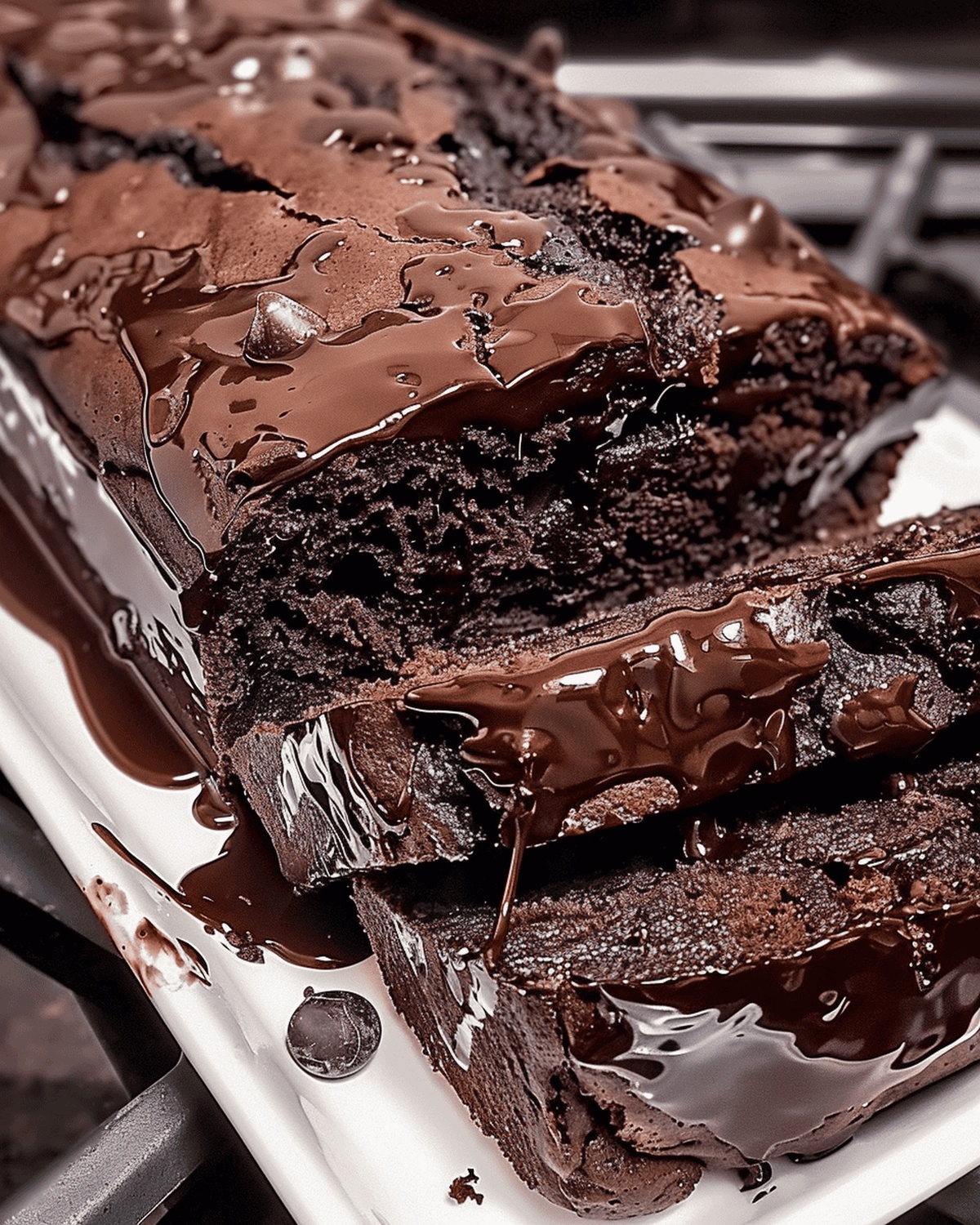 Hot Fudge Brownie Bread Recipe