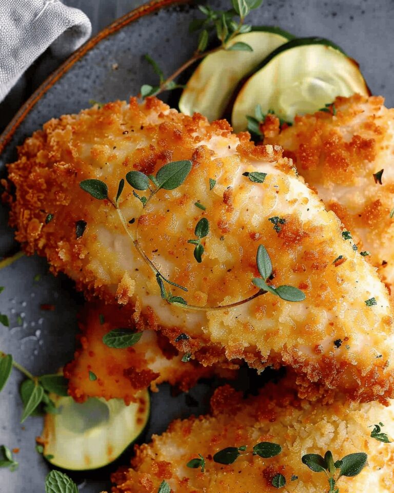 Crispy Air Fryer Parmesan Crusted Chicken Recipe