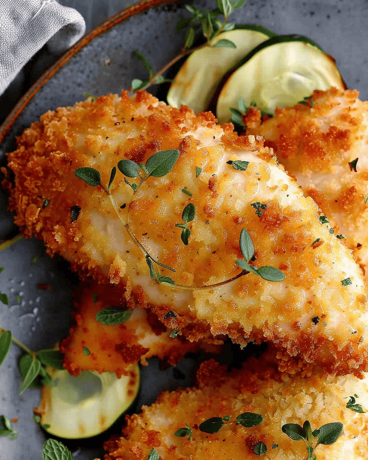 Crispy Air Fryer Parmesan Crusted Chicken Recipe