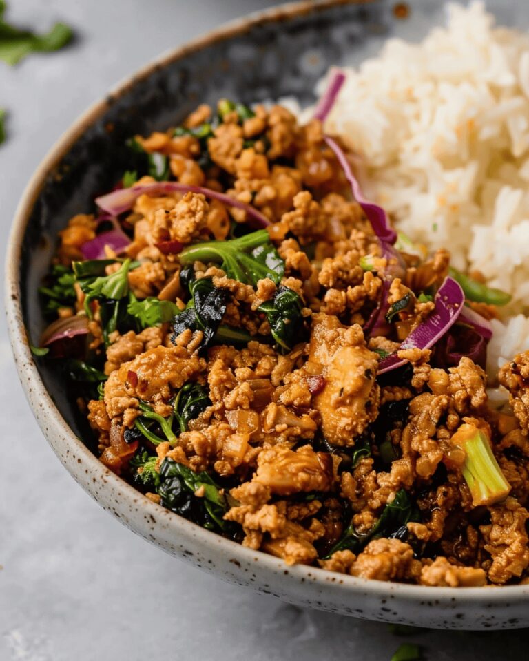 Spicy Ground Chicken Bowls Recipe