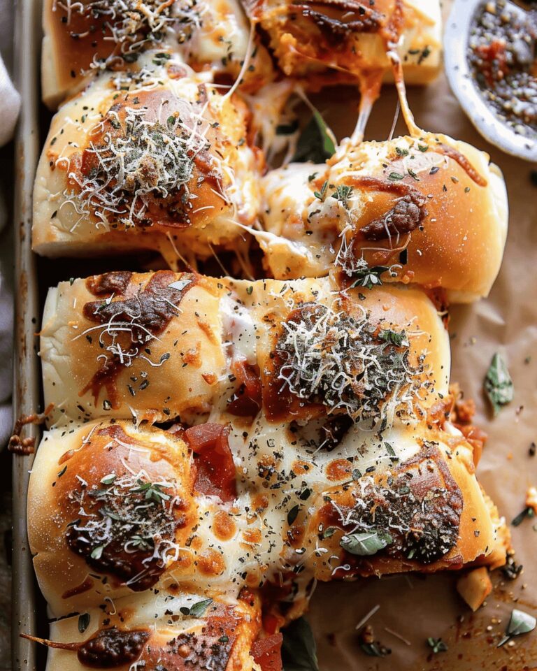 Garlic Pizza Dip Sliders Recipe