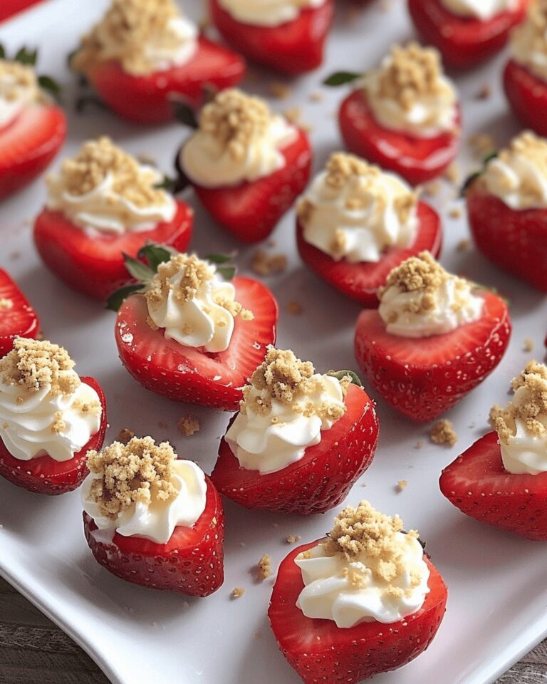 Tempting Deviled Strawberries Recipe