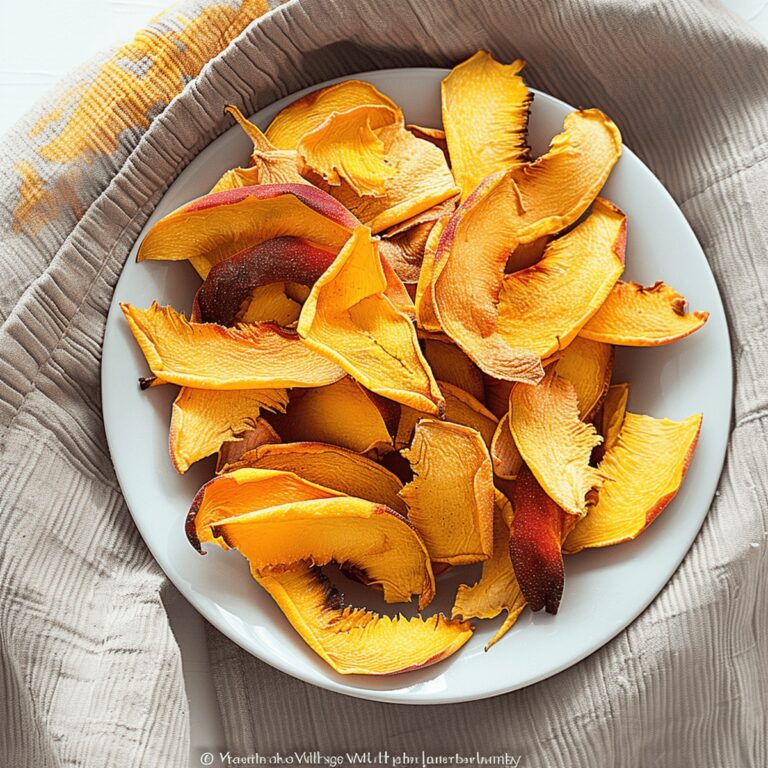 Simple Dehydrated Peaches Recipe