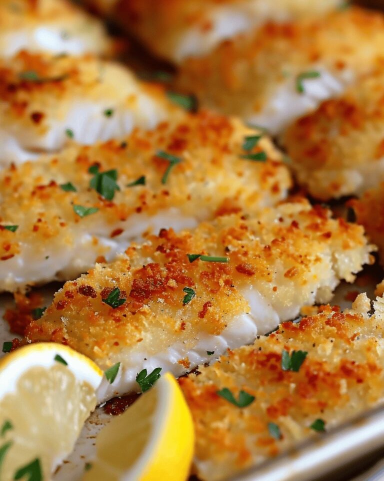 Crispy Baked Fish Sticks Recipe