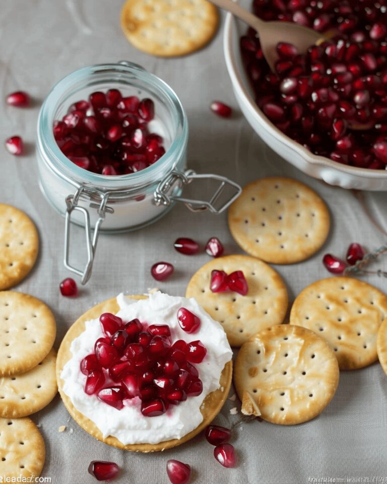 Pomegranate Cream Cheese Recipe