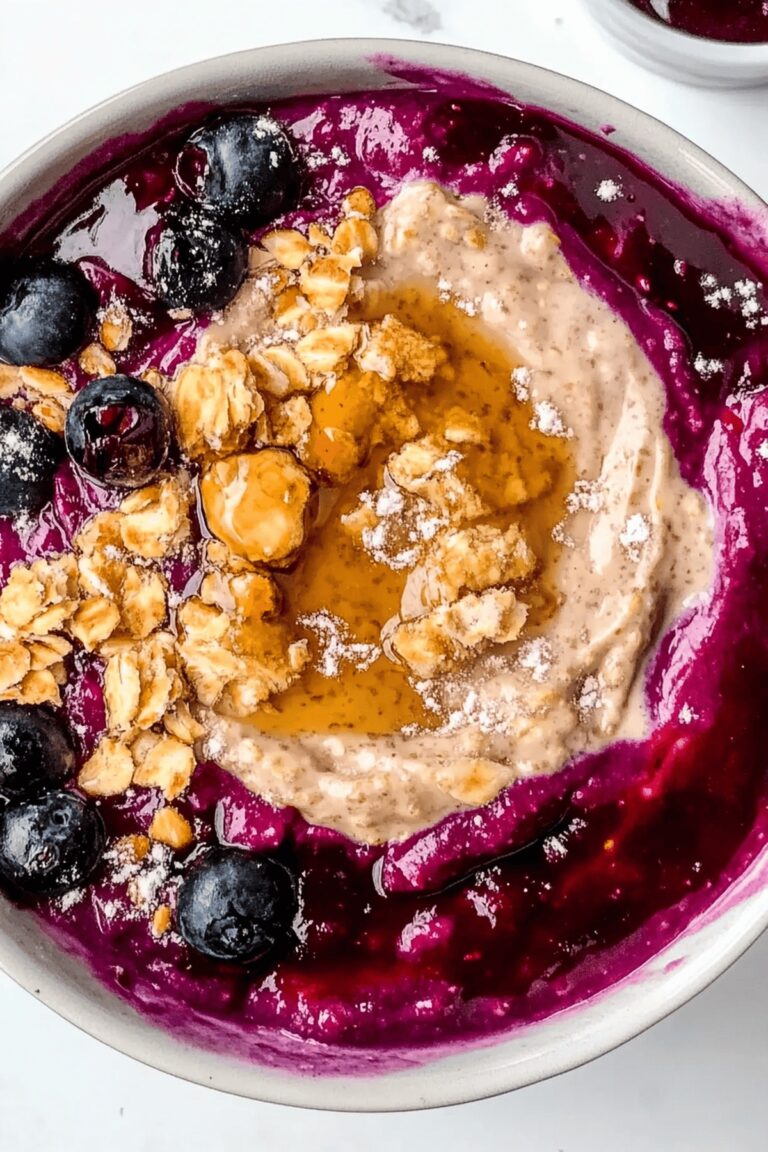 Dreamy Blueberry Pie Overnight Oats Recipe