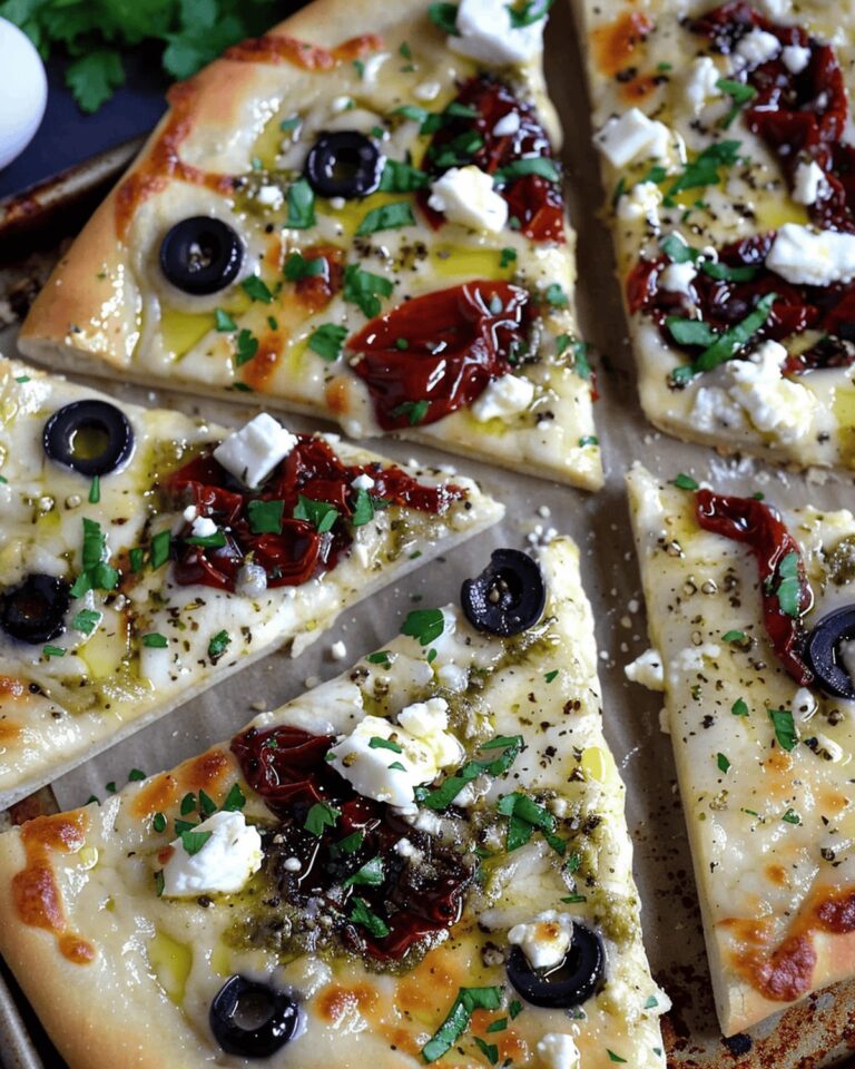 Rustic Mediterranean Flatbread Recipe