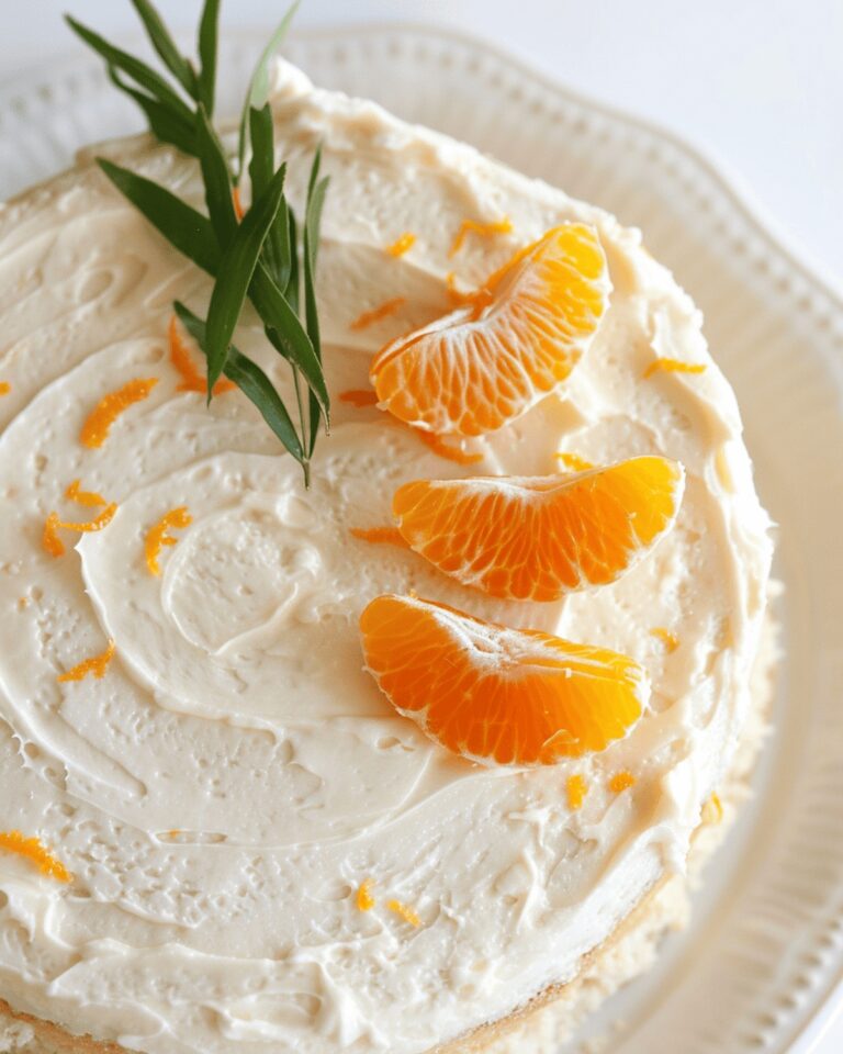 Sweet Mandarin Orange Cake Recipe