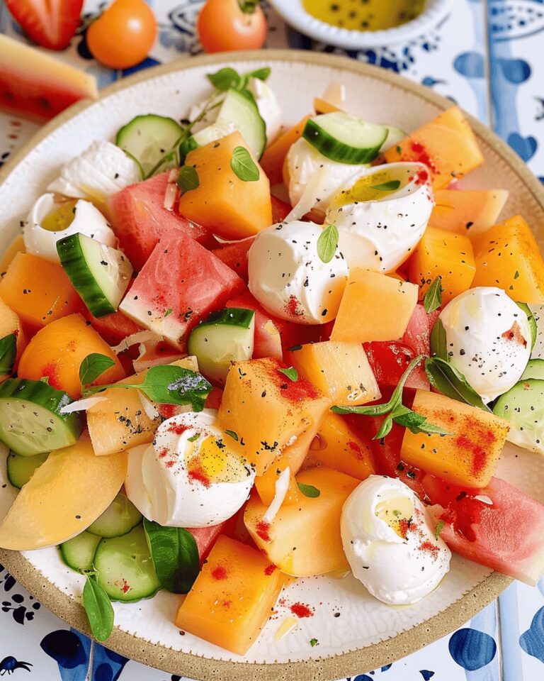 Melon And Mozzarella Salad Recipe