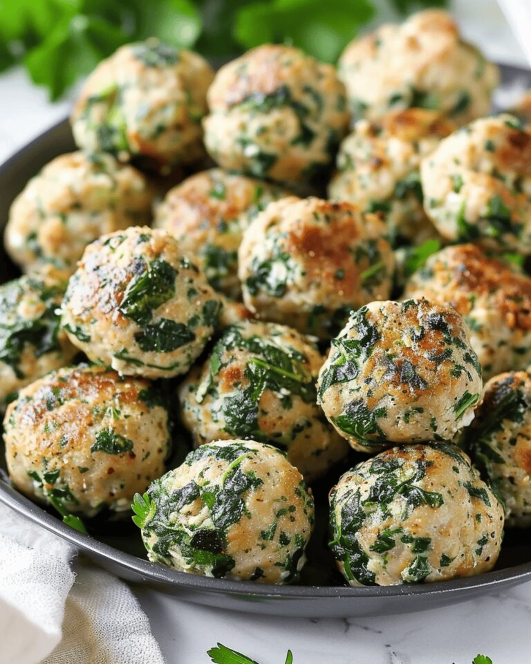Spinach Meatballs Recipe