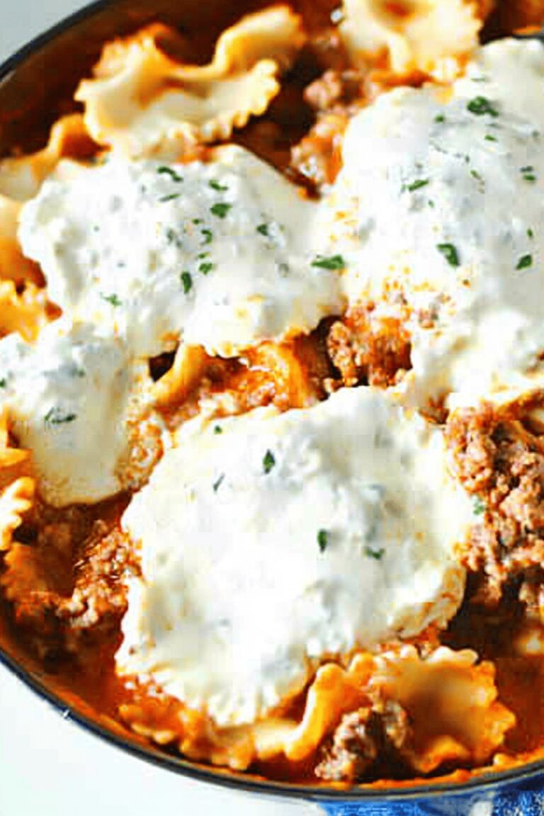 Hearty Skillet Lasagna Recipe