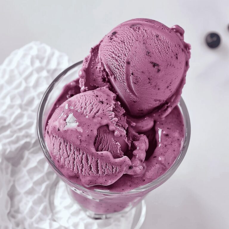 Blueberry Bliss Ice Cream Recipe