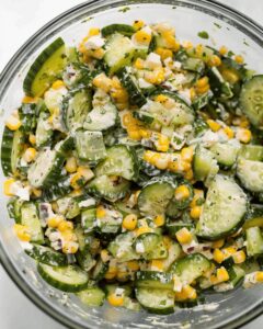 Crisp Mexican Cucumber Salad Recipe
