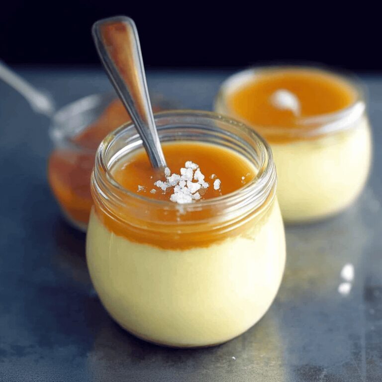 Butterscotch Budino with Salted Caramel Recipe