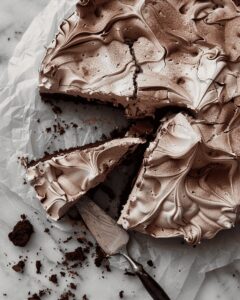 Heavenly Chocolate Hazelnut Meringue Cake Recipe