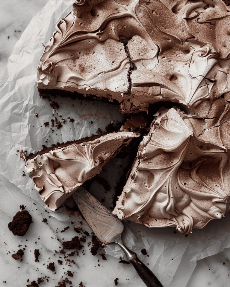 Heavenly Chocolate Hazelnut Meringue Cake Recipe