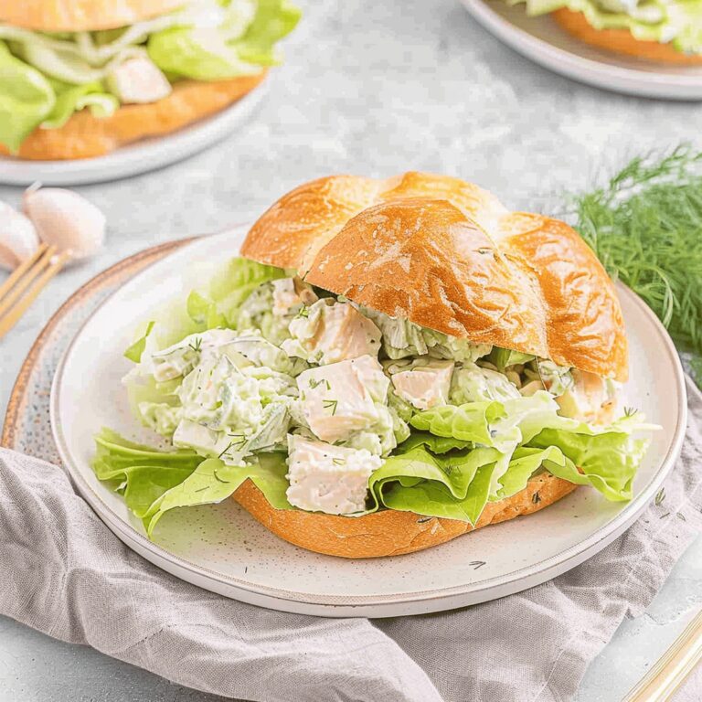 Crispy Chicken Cucumber Salad Sandwich Recipe