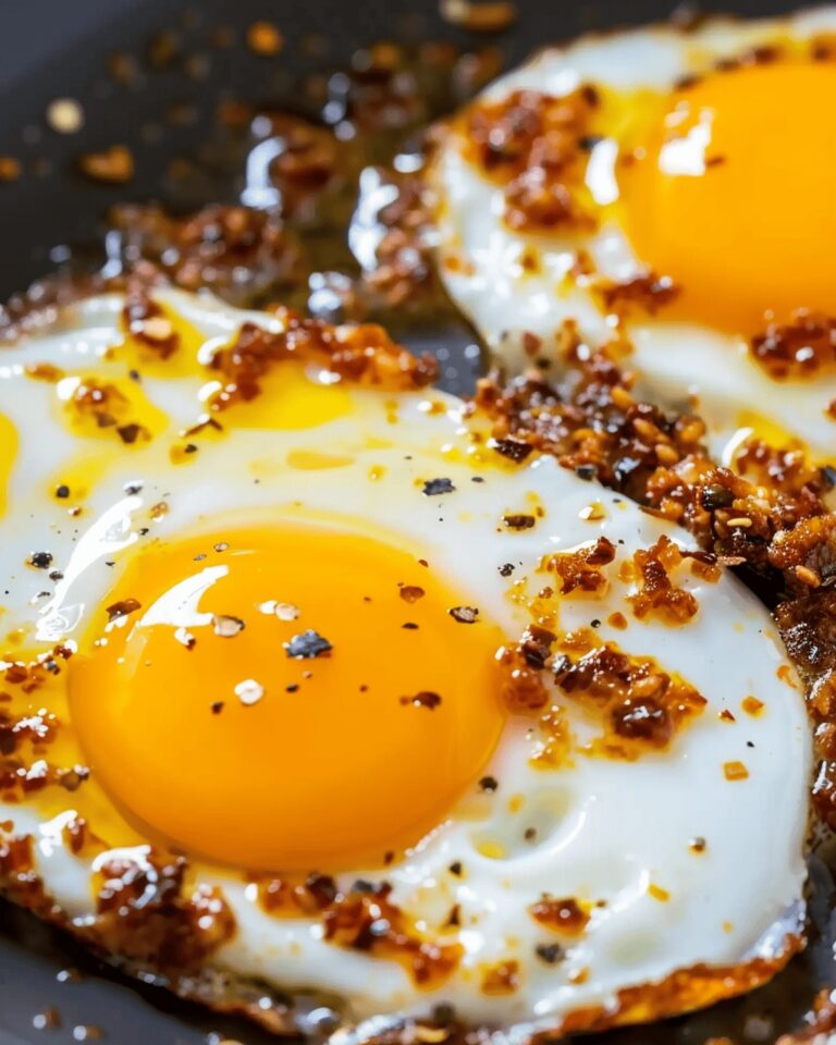 Spicy Fried Eggs Recipe