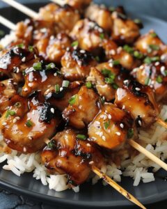 Teriyaki Chicken Skewers Recipe