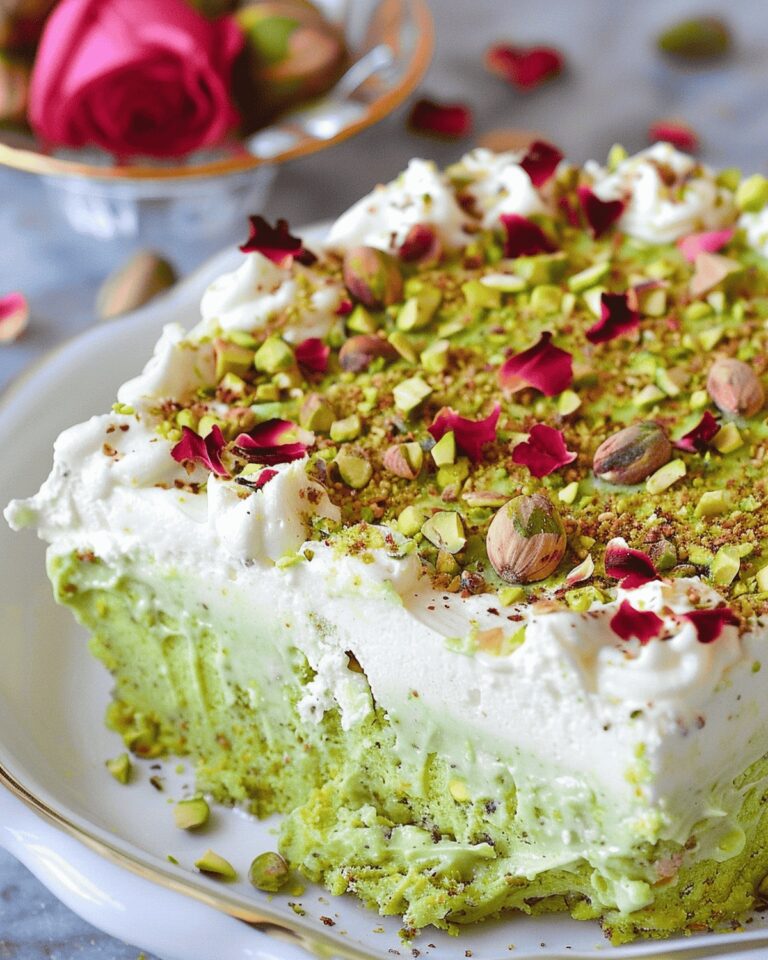 Velvety Pistachio Milk Cake Recipe
