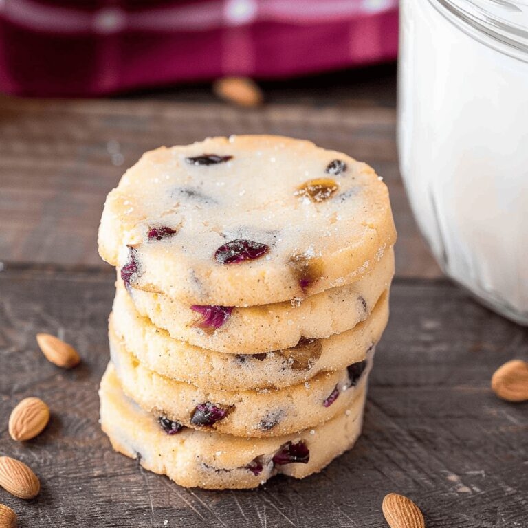 Buttery Cranberry Pistachio Shortbread Recipe