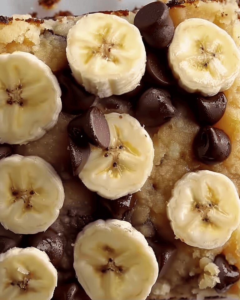 Banana Chocolate Chip Squares Recipe