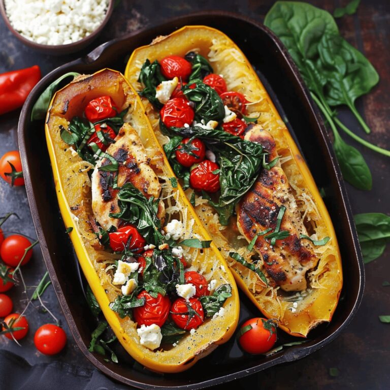 Spaghetti Squash Chicken Delight Recipe