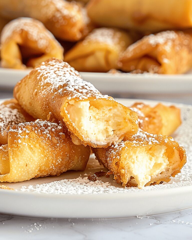 Crispy Cheesecake Egg Rolls Recipe