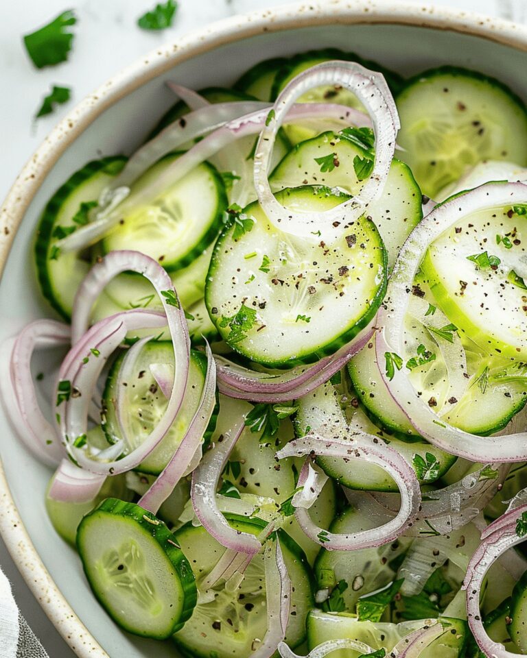 Cucumber Onion Salad Recipe