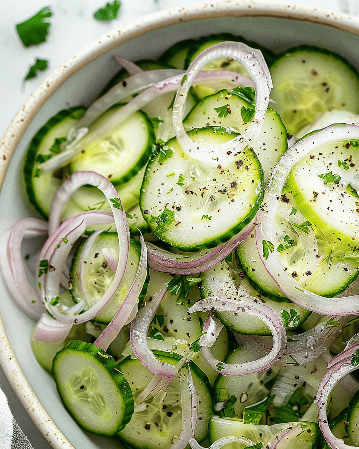 Cucumber Onion Salad Recipe