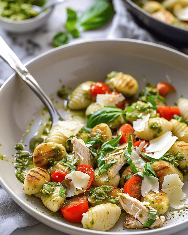 Gnocchi Skillet With Chicken and Pesto Recipe