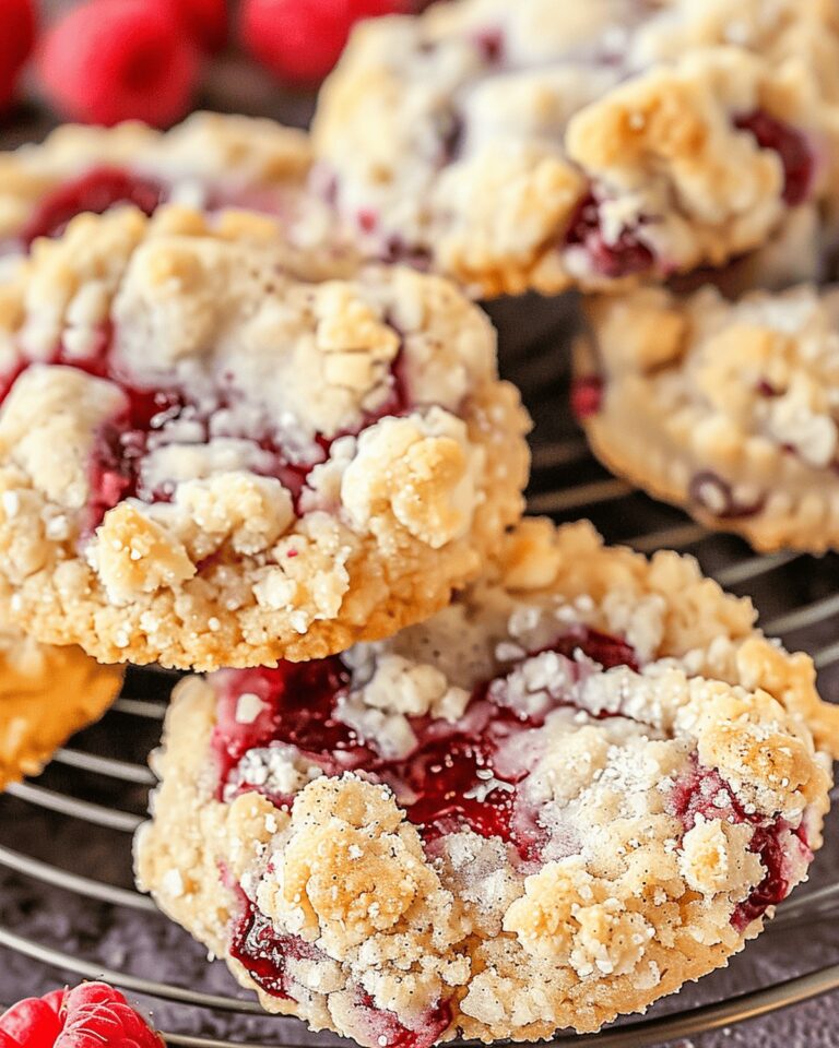 Raspberry Crumble Cookies Recipe