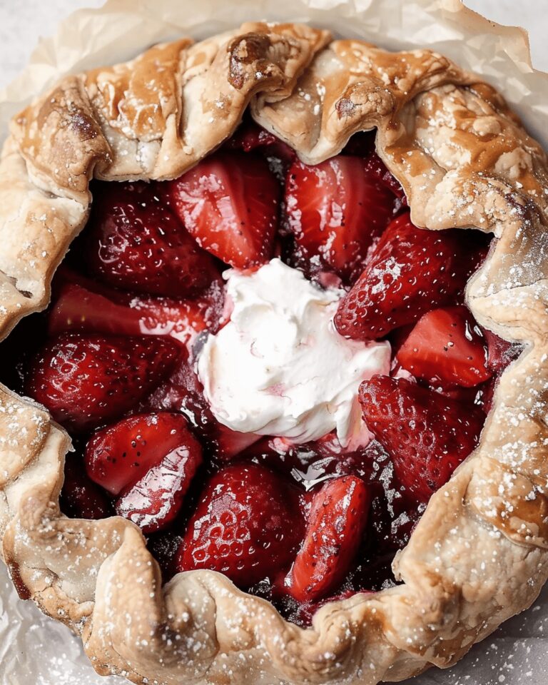 Strawberry Balsamic Galette Recipe