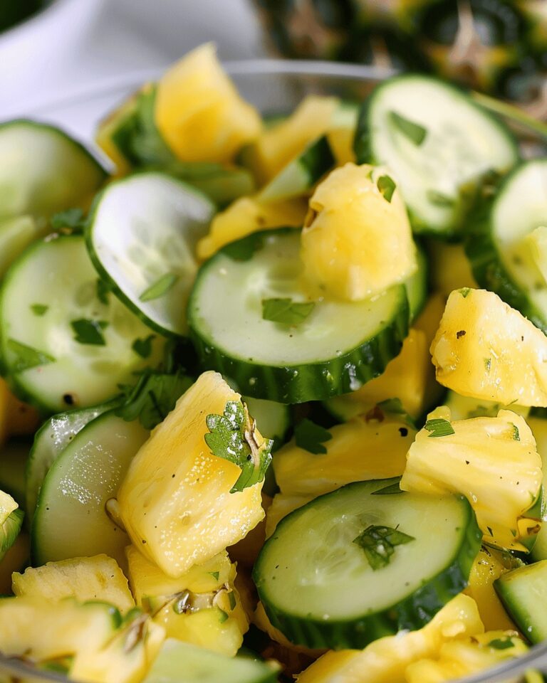 Tropical Pineapple Cucumber Salad Recipe